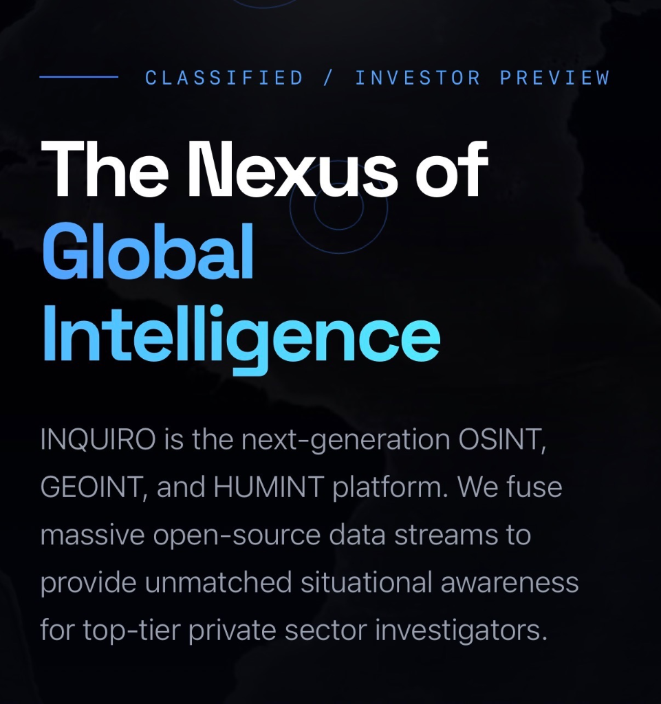 INQUIRO Platform Preview